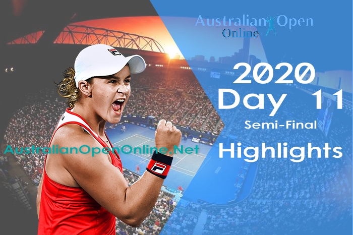 Barty VS Kenin Semi Final Highlights 2020