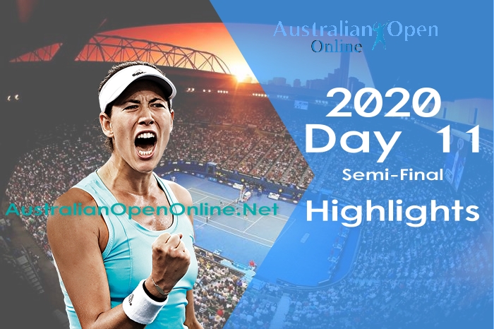 Halep VS Muguruza Semi Final Highlights 2020