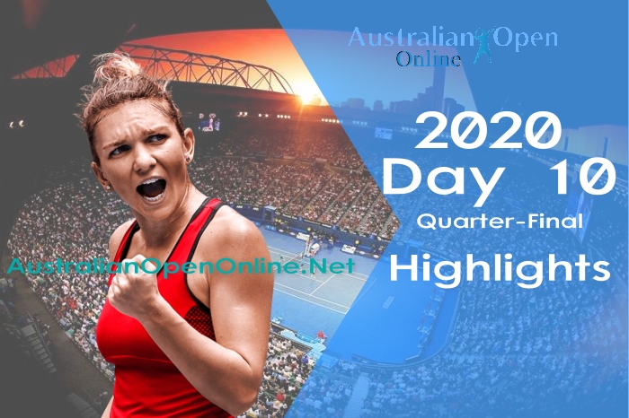 Kontaveit VS Halep Quarterfinal Highlights 2020