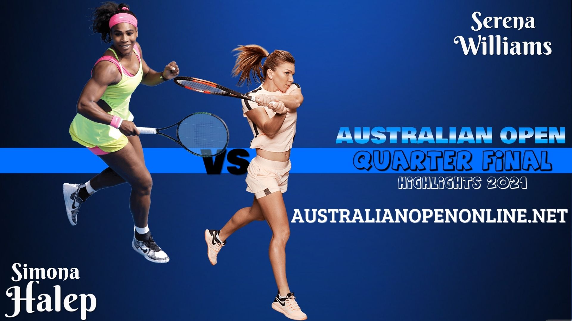 Halep Vs Williams QF Highlights 2021