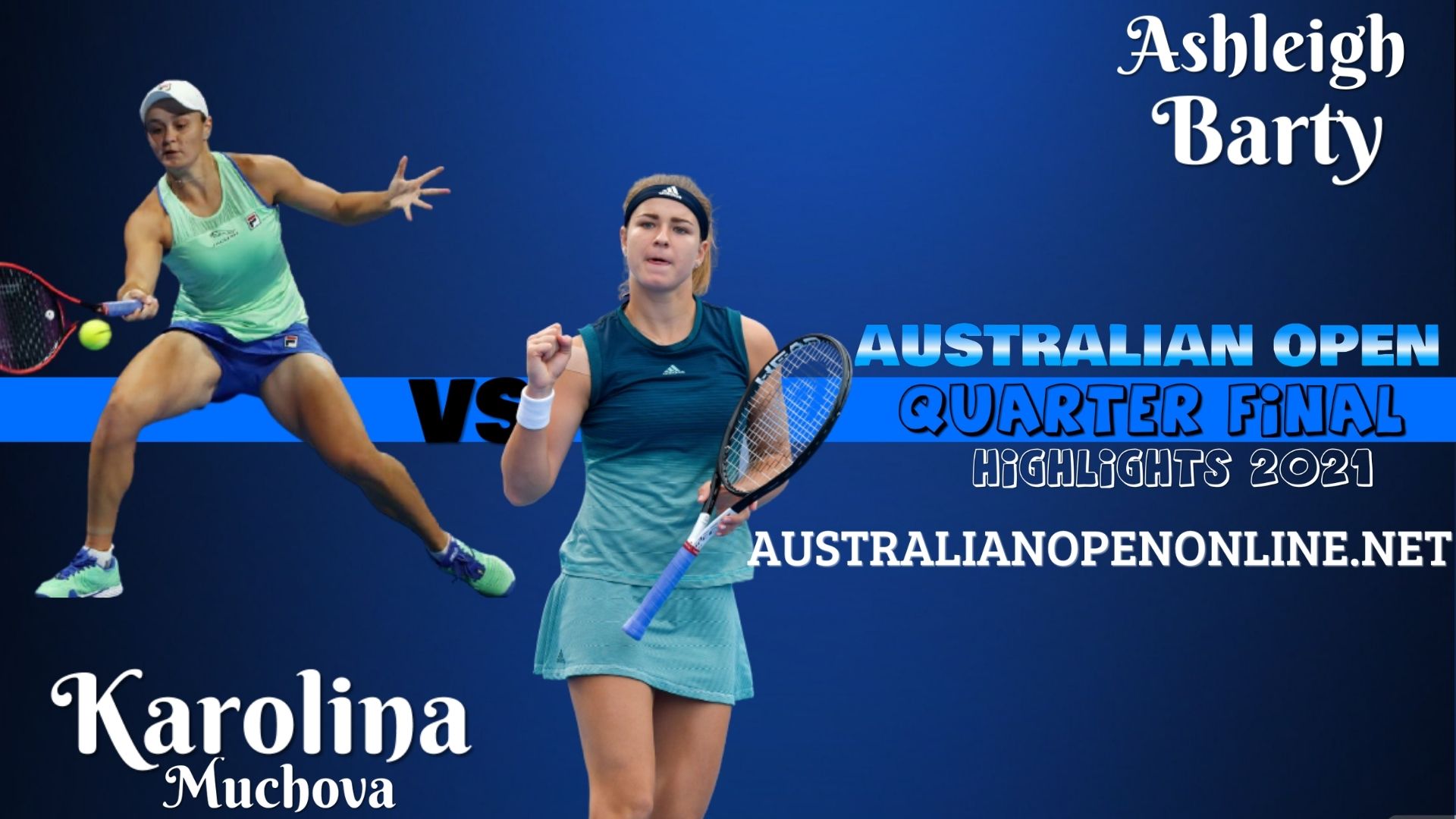 Muchova Vs Barty QF Highlights 2021