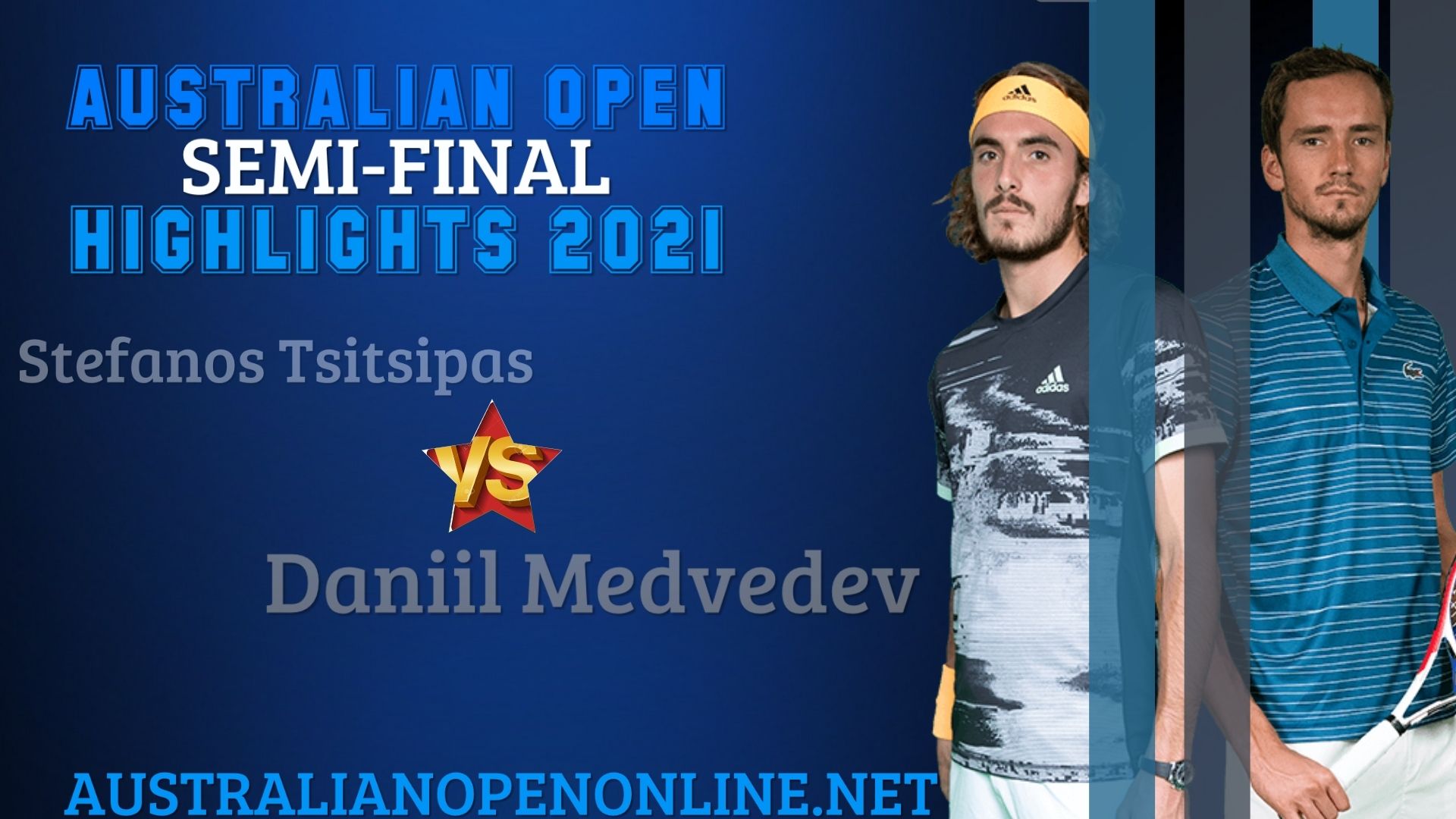 Tsitsipas Vs Medvedev SF Highlights 2021