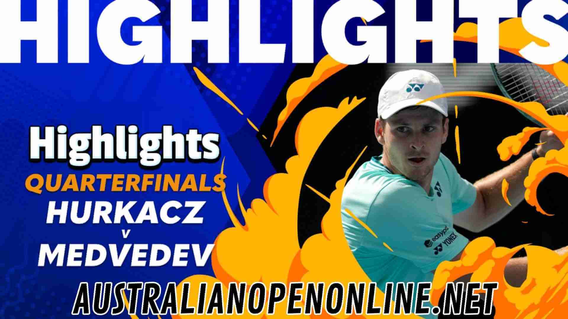 Hurkacz Vs Medvedev QF Highlights 2024