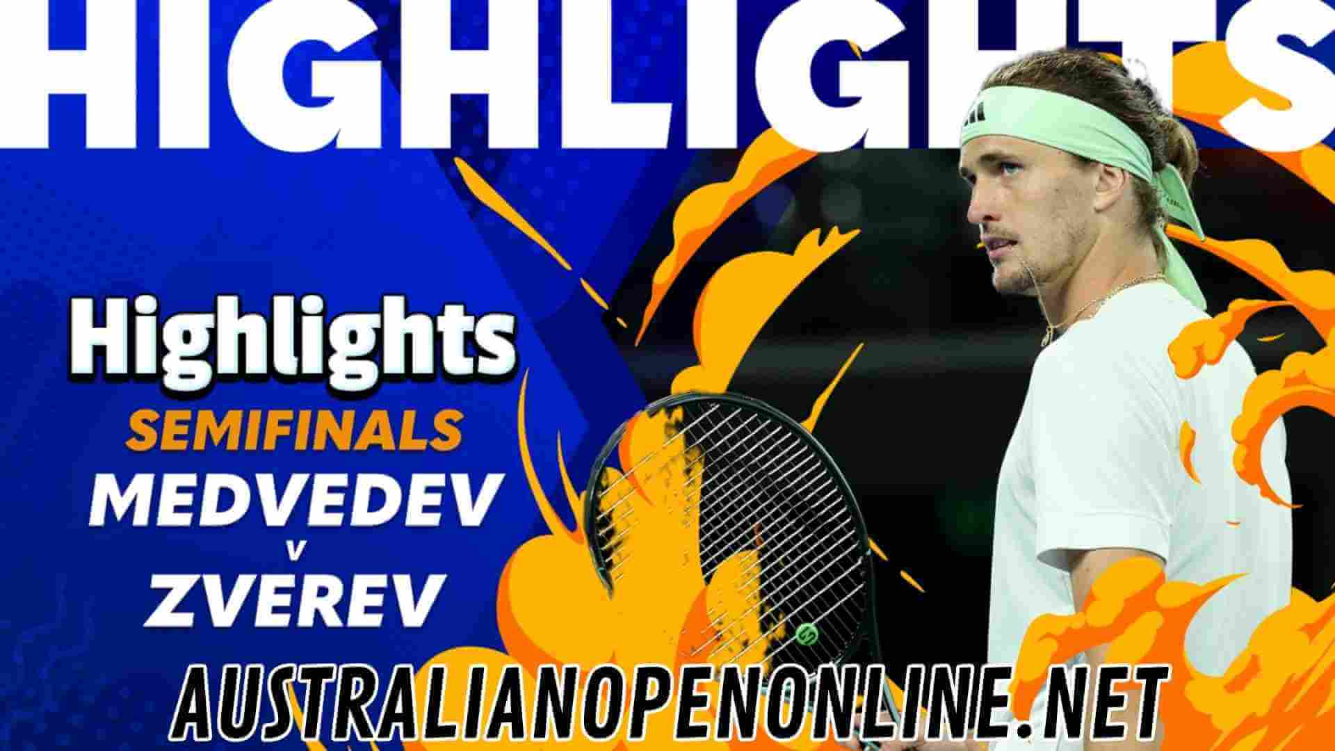 Medvedev Vs Zverev SF Highlights 2024