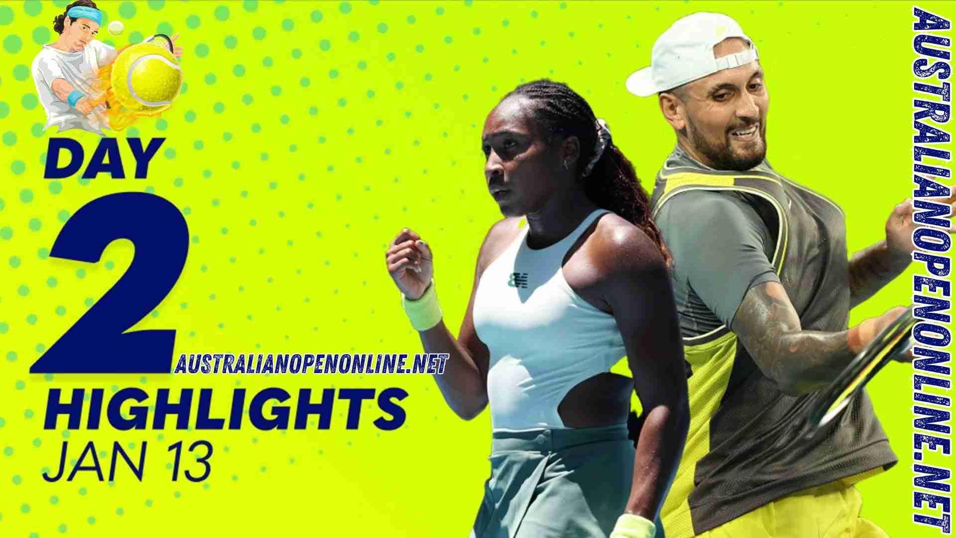 Australian Open Day 02 Highlights 2025
