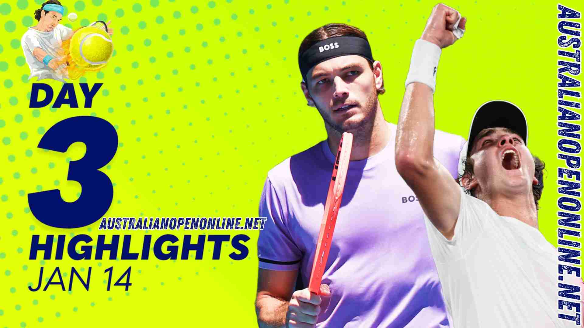Australian Open Day 03 Highlights 2025