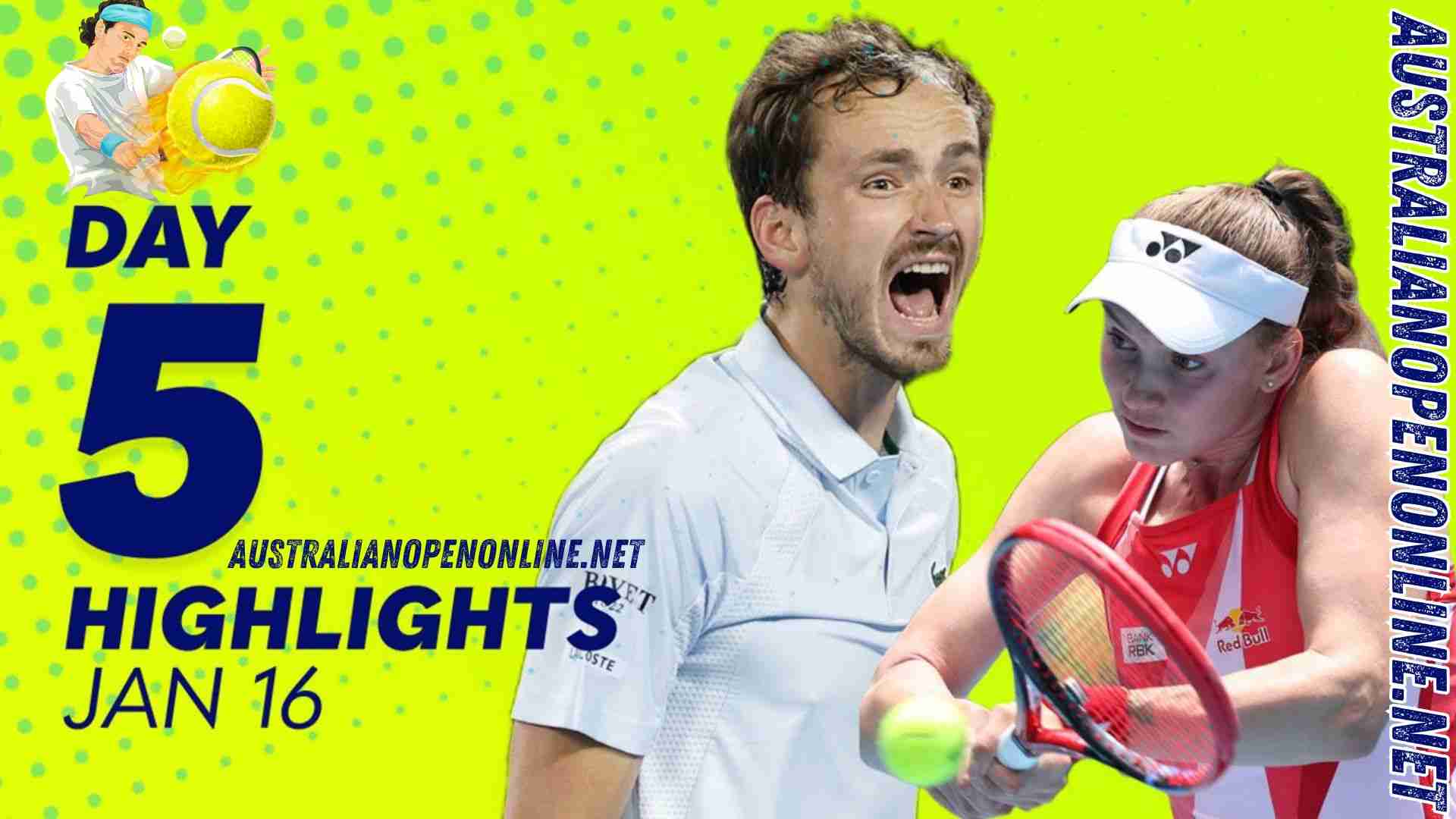 Australian Open Day 05 Highlights 2025
