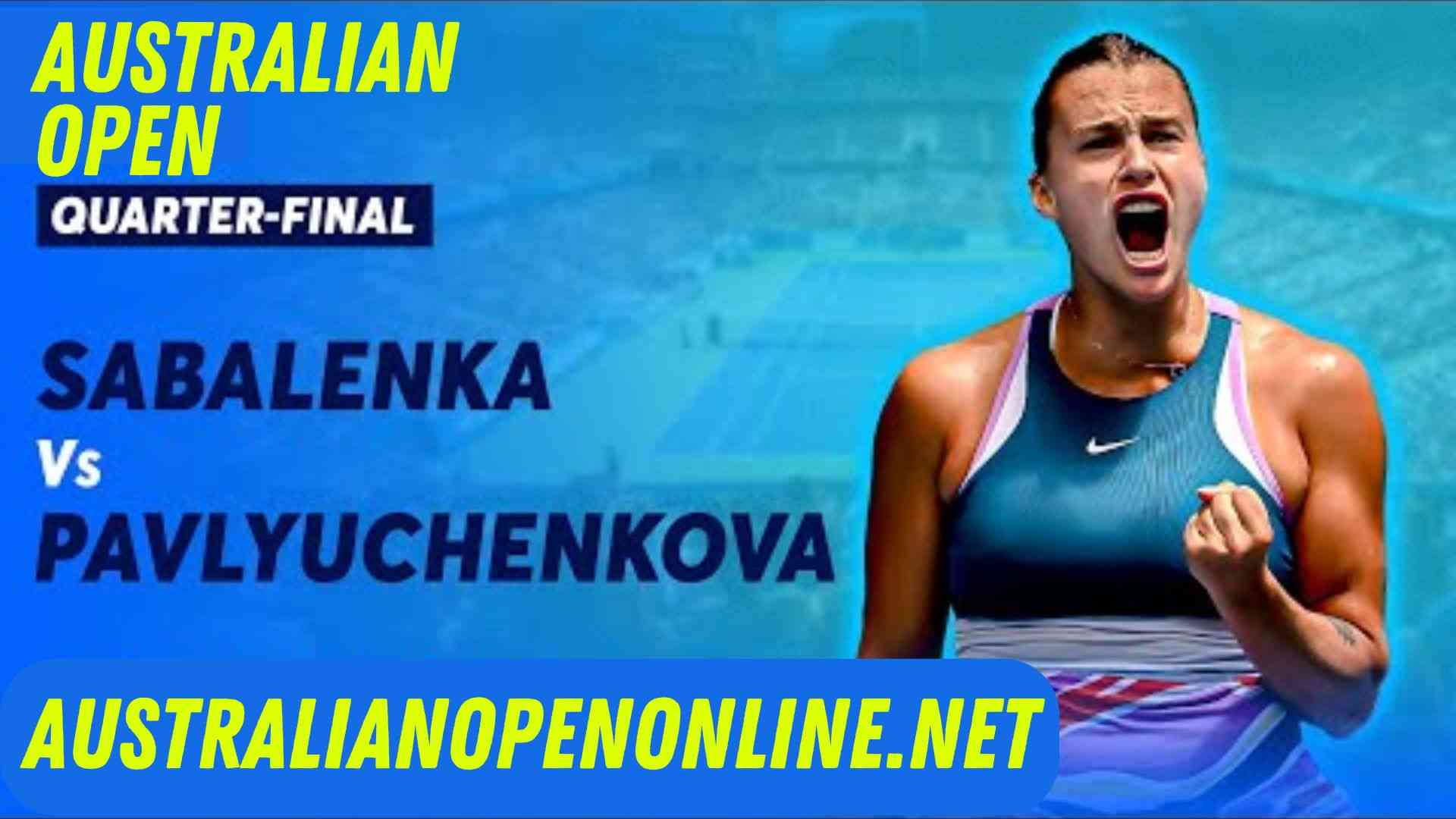 Sabalenka Vs Pavlyuchenkova QF Highlights 2025