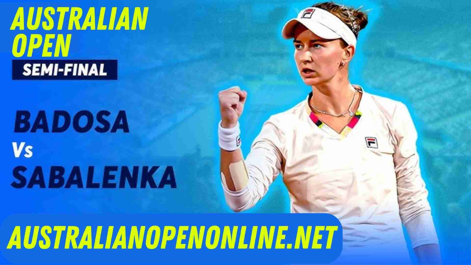 Sabalenka Vs Badosa SF Highlights 2025